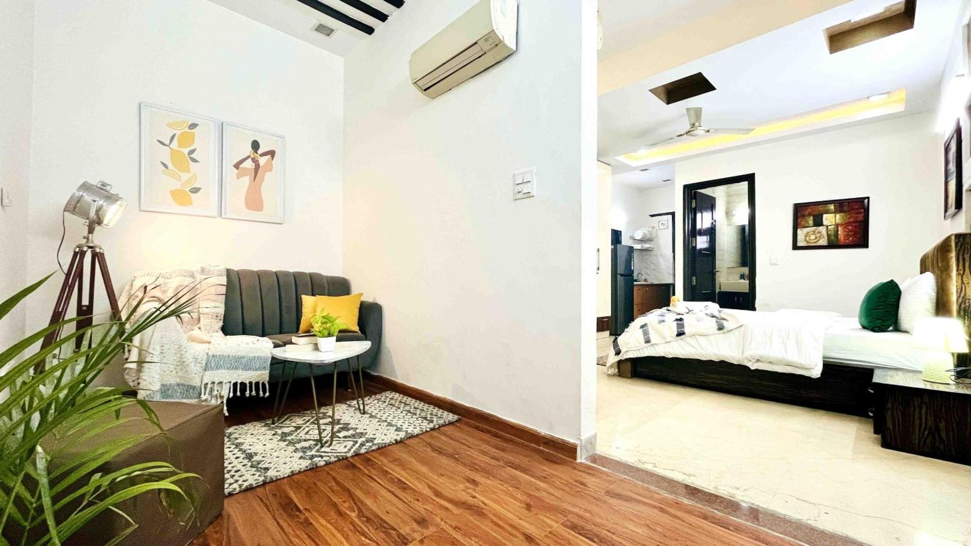 Olive Service Apartments - Greater Kailash New Delhi Værelse billede