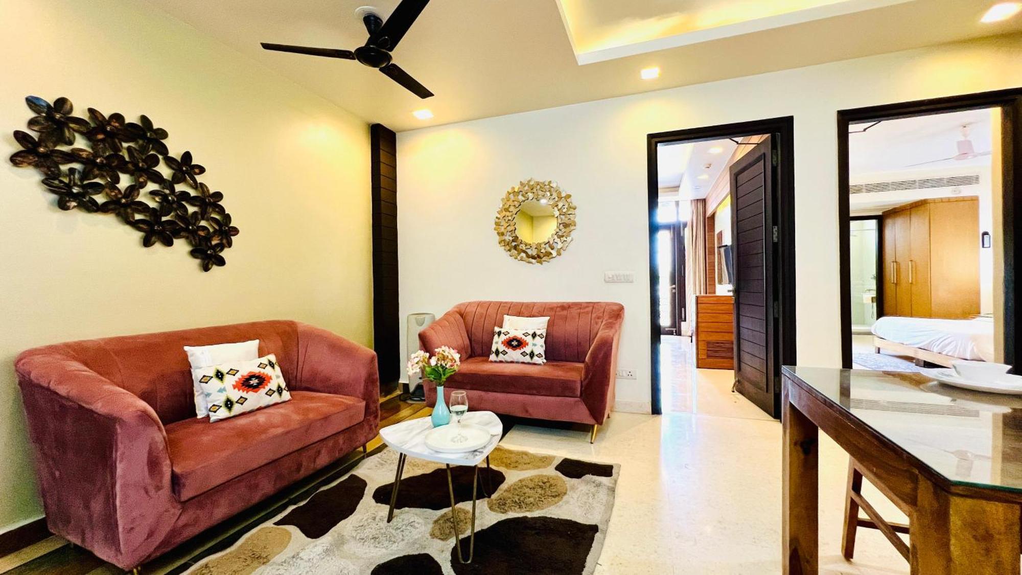 Olive Service Apartments - Greater Kailash New Delhi Eksteriør billede