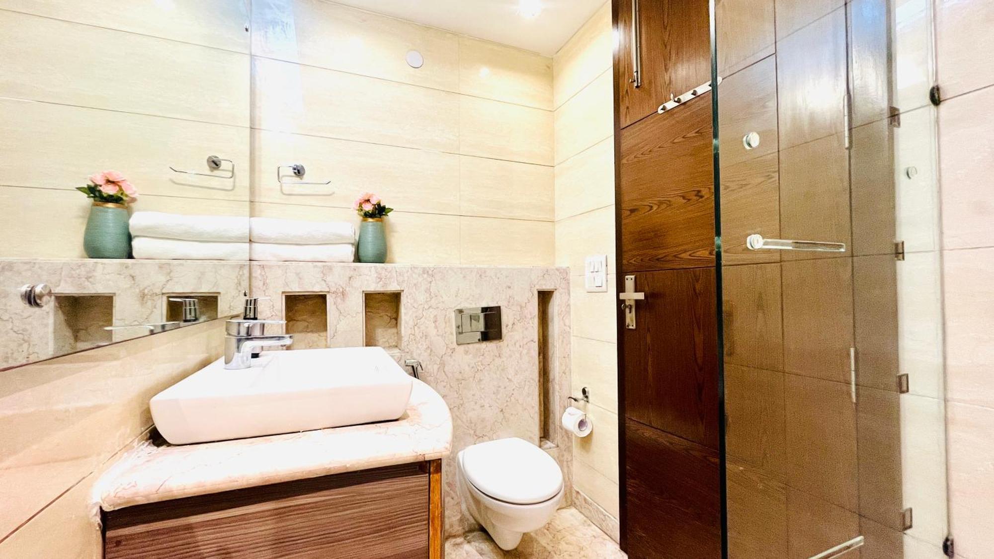 Olive Service Apartments - Greater Kailash New Delhi Værelse billede